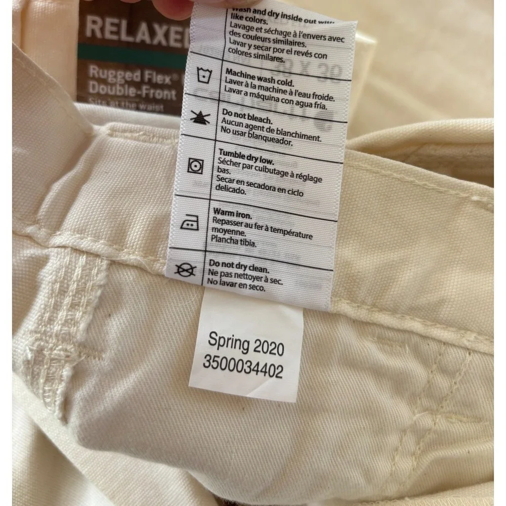 Carhartt Jeans 38x36 Relaxed Fit Rugged Flex Rigby Double Front Utility Work